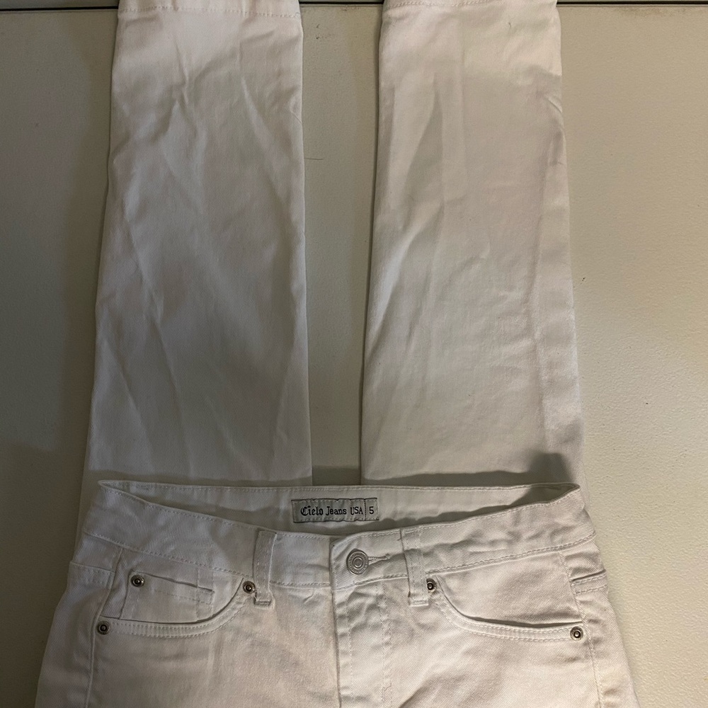 White jeans